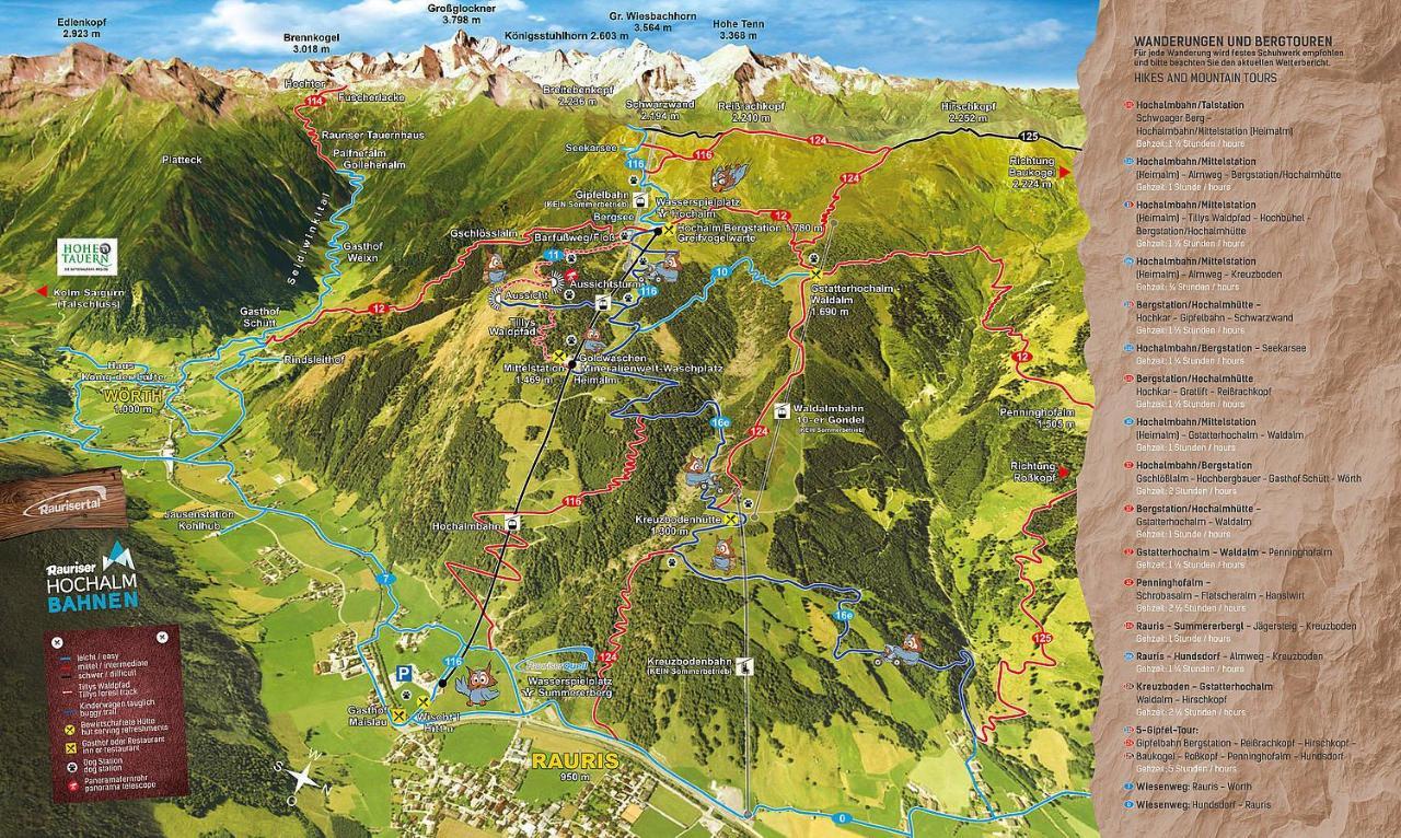 Modern Mountain Apart Directly By Skiing Area Rauris Bagian luar foto